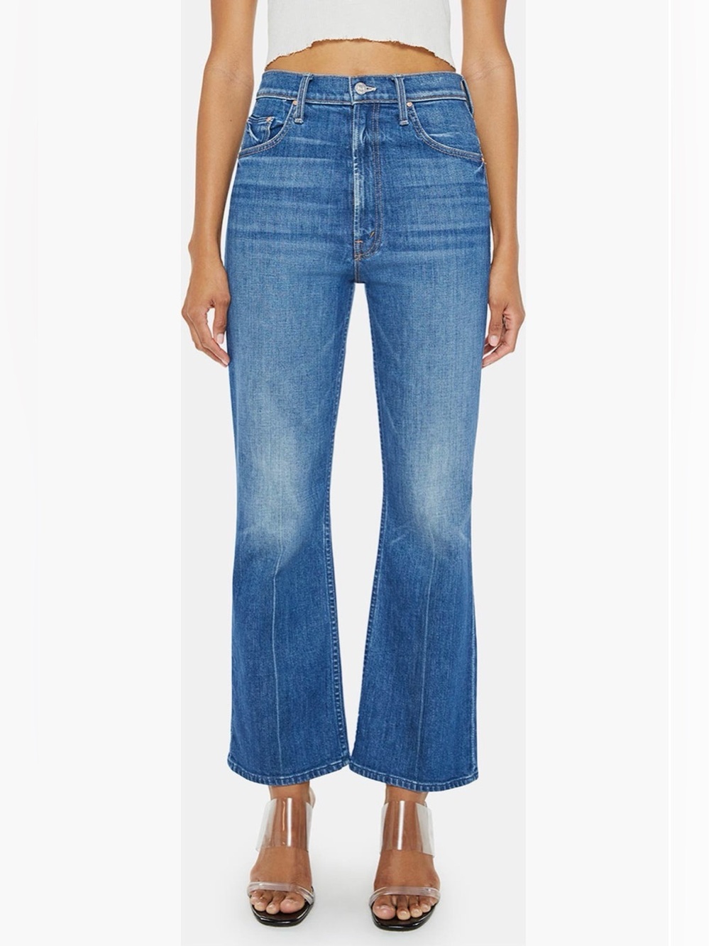 MOTHER The Scooter Ankle Bootcut Jeans - Size 25